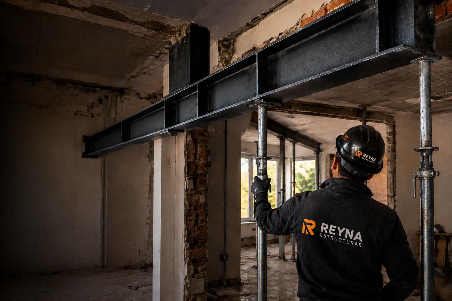 Equipo de Reyna Estructuras trabajando en Barcelona