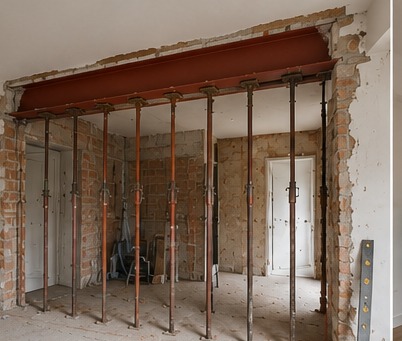 Durante – Proceso de apertura de muro de carga en Barcelona