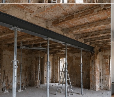 Durante – Proceso de refuerzo estructural en Barcelona